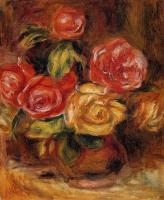 Renoir, Pierre Auguste - Roses in a Vase